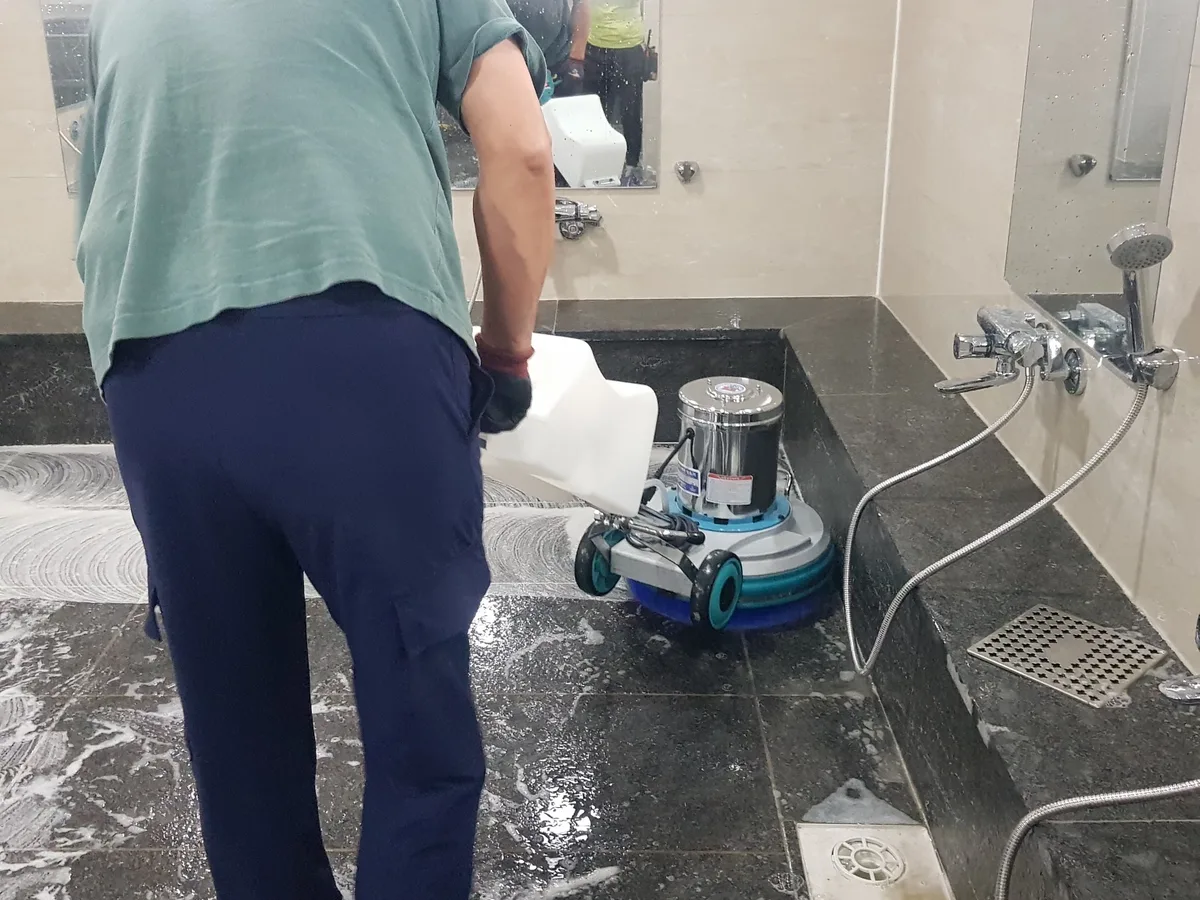남구 대명동 찜질방 수전·샤워기 건식 사우나 위생청소 사례 - 행진크린